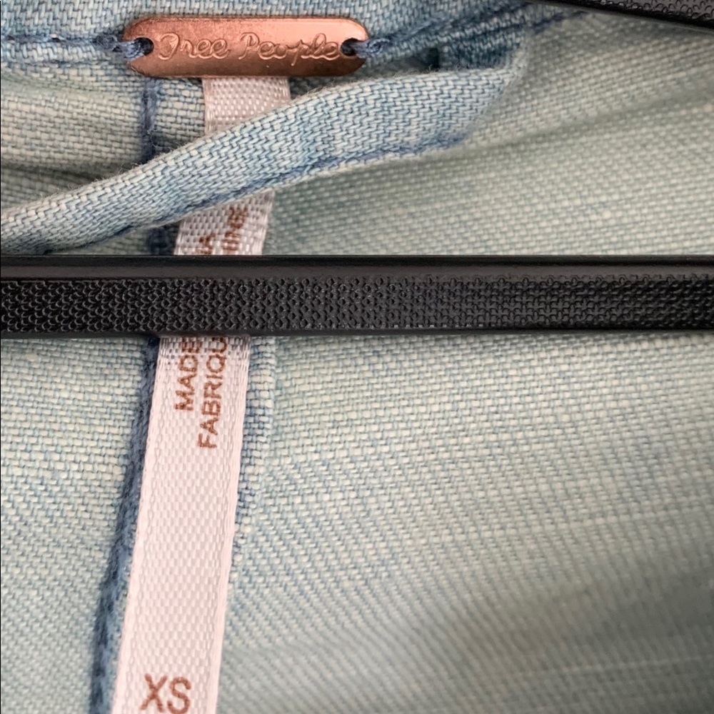 Free People Embroidered Chambray Jacket - Picture 5 of 5
